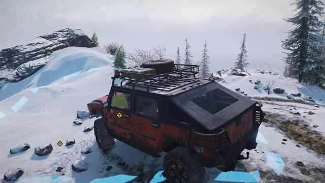 SnowRunner Hard Mode [S02E05] Paystar 5600TS bossing White Valley Tunnel task смотреть онлайн