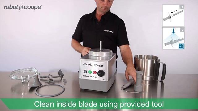 Robot-Coupe Blixer® 4V.V.: Cleaning & Maintenance смотреть онлайн