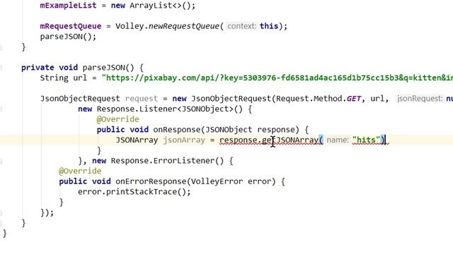 RecyclerView + JSON Parsing - Part 4 - PARSING JSON WITH VOLLEY - Android Studio Tutorial смотреть онлайн