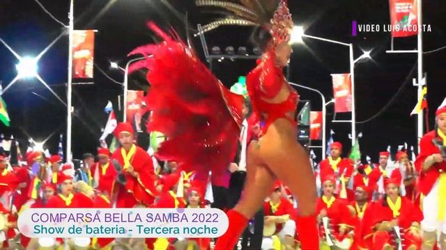 Comparsa Bella Samba 2022 - Show de batería Eterna Guerrera - Tercera noche смотреть онлайн