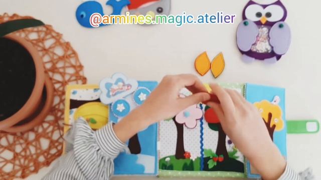 Книжка для 6 летней девочки / Developing quiet book for toddlers смотреть онлайн