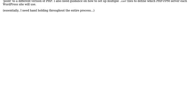 DevOps & SysAdmins: Nginx and different versions of PHP FPM + PHP смотреть онлайн