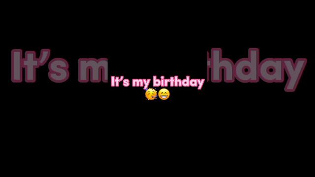 it's my birthday tada 🥳🎉 смотреть онлайн