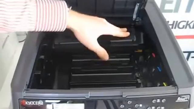 Kyocera ECOSYS P6021cdn установка картриджей смотреть онлайн