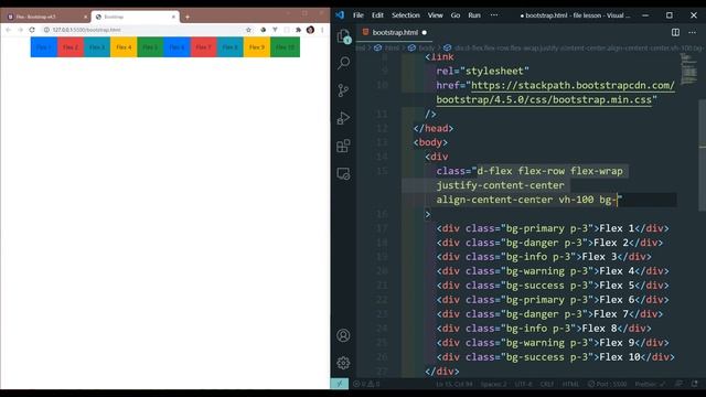 Flexbox in Bootstrap | MengSreang Channel смотреть онлайн