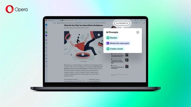 Opera goes live with generative AI tools in Desktop browser and Opera GX смотреть онлайн