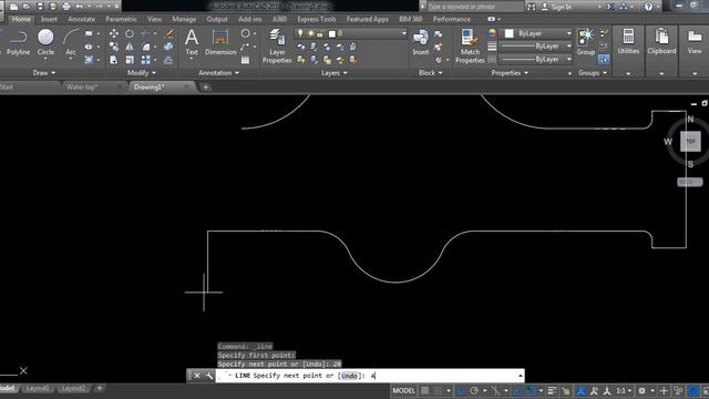 AutoCAD Tutorial - How to make Water tap смотреть онлайн