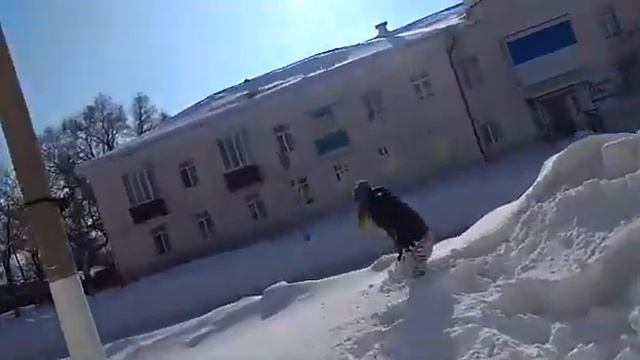 Влог: 05.03.18 год - Не тем местом упали в снег)) смотреть онлайн