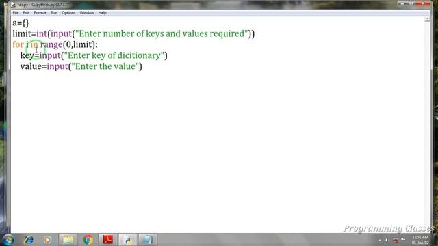 How to take input in dictionary by user in python Dictionary input at run time in python смотреть онлайн