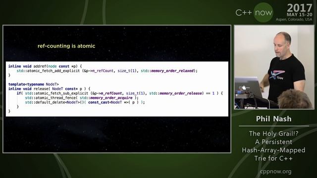 C++Now 2017: Phil Nash “The Holy Grail!? A Persistent Hash-Array-Mapped Trie for C++" смотреть онлайн