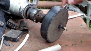 █ Как сделать ОПОРУ для ДОМКРАТА резиновую, (ПОДКАТНОЙ ДОМКРАТ) пята.