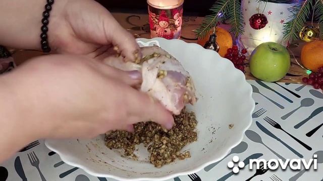 Куриные бедрышки в медово-ореховом маринаде.? смотреть онлайн