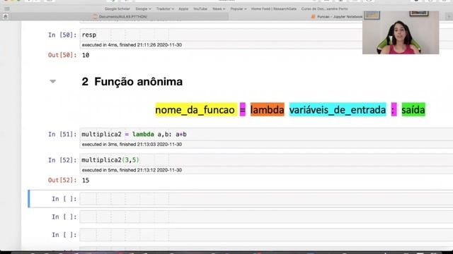 Função em Python ✤✤ declaração de funções ✤✤ def ✤ return ✤ lambda ➡️ Aula 11 смотреть онлайн