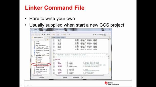 Introduction to the Linker Command File смотреть онлайн
