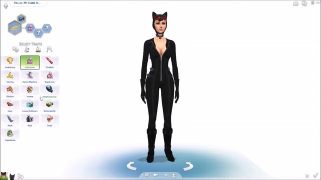 The Sims 4 Cats & Dogs ?? Create-A-Sim : UPDATED Catwoman and Cat смотреть онлайн