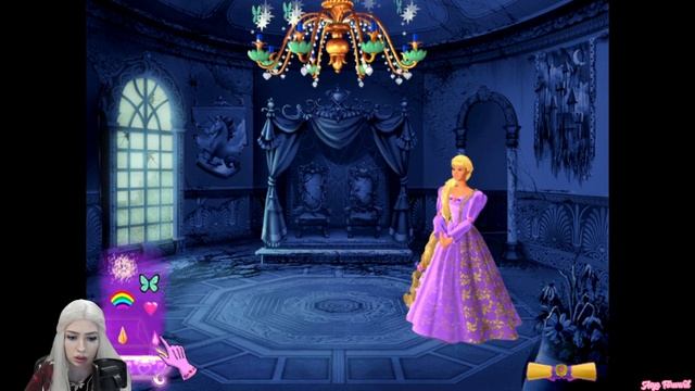 Ремонт в замке Рапунцель. Школа ремонта || Прохождение игры Barbie смотреть онлайн