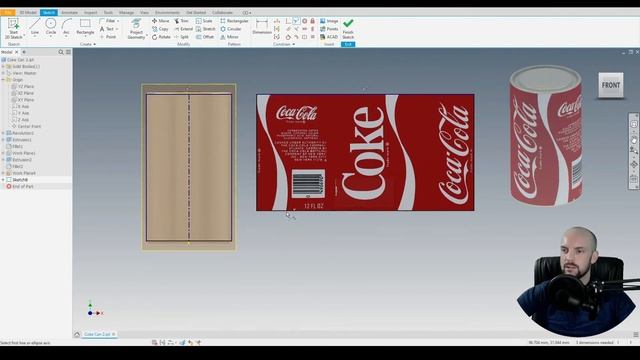 How to Insert Decals/ Images | Autodesk Inventor 2021 | Tutorial смотреть онлайн