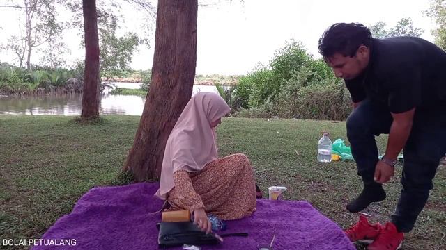 Masak Daging Sapi Tempoyak Asam Durian | Mukbang Di Alam смотреть онлайн