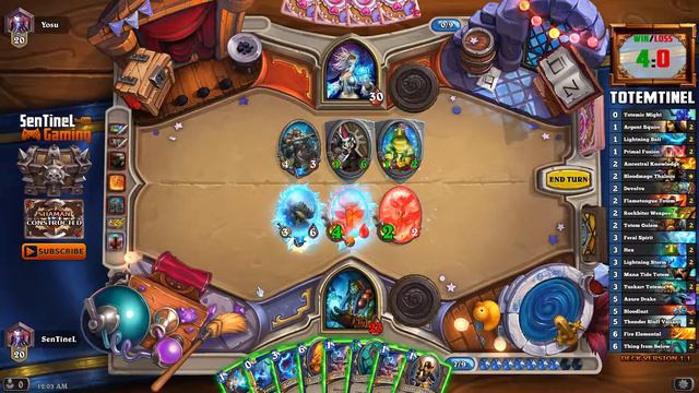Hearthstone Totemtinel Totem Shaman Never Give Up смотреть онлайн