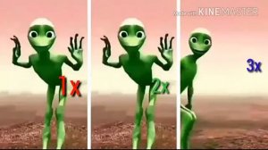 Зелёный человек танцует+ускорения что будет??