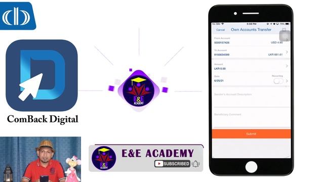 Commercial ComBack Digital app එකෙන් ගණුදෙනු කරමු | E&E ACADEMY | Tutorial #8 смотреть онлайн