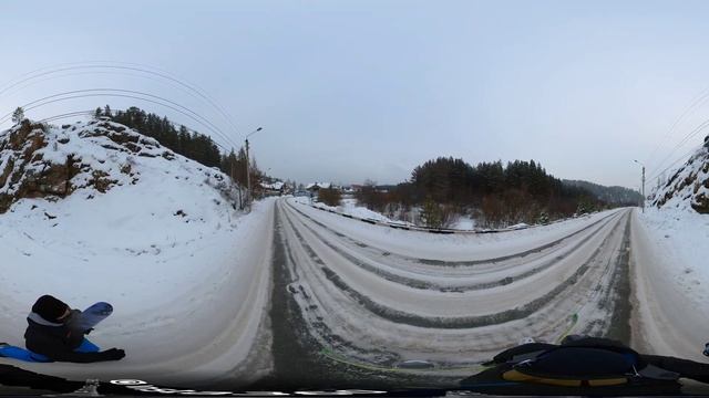 Дорога в Новоабзаково. (360° Video) смотреть онлайн