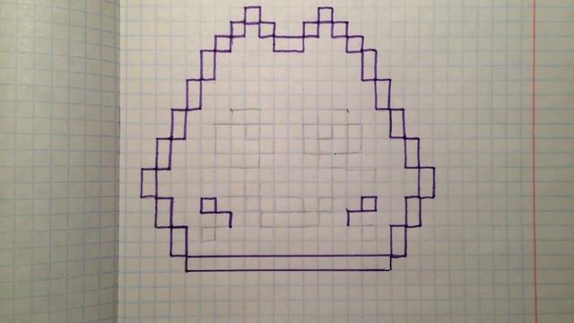 Пришелец/Alien. рисование по клеточкам. #5 смотреть онлайн