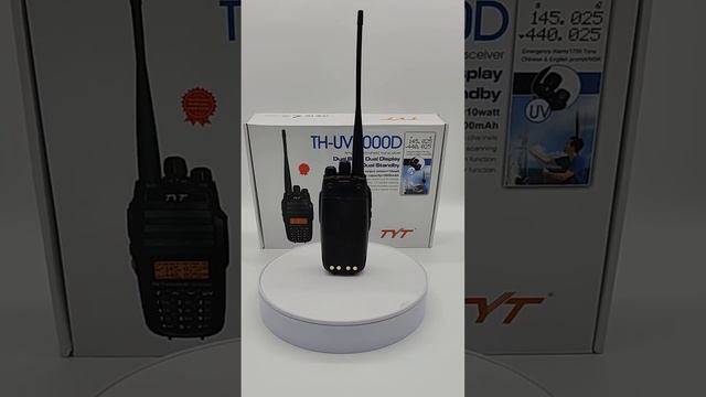 Рация TYT TH-UV8000D мощность 10 Ватт + усиленная антенна и аккумулятор 3600 мАч. РЕКОМЕНДОВАНО. смотреть онлайн