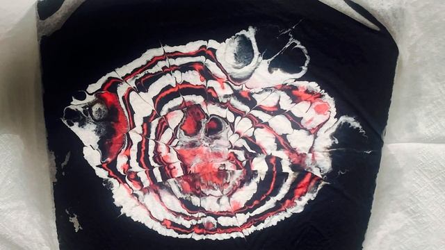 Acrylic Pouring_010_Заливка Акрилом_Цветок_Flower_CUBE ART смотреть онлайн