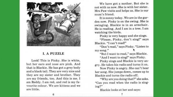 Ch.1 A Puzzle. - Reddy's funny stories - reading for kids