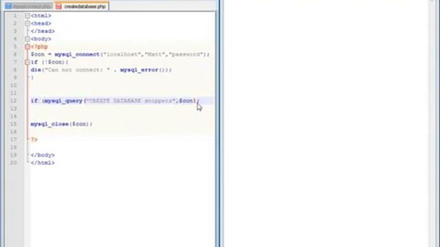 PHP Lesson 33 Creating a MySQL Database using PHP смотреть онлайн