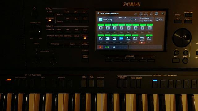 Yamaha PSR-SX700 - Tutorial: MIDI Multi Recording Using Styles смотреть онлайн