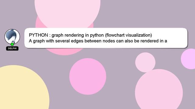 PYTHON : graph rendering in python (flowchart visualization) смотреть онлайн
