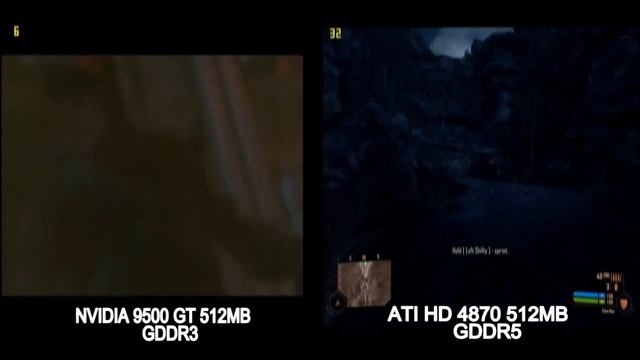 Nvidia 9500GT VS ATI HD 4870 Teste do Crysis WARHEAD no maximo!! смотреть онлайн