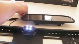 Камера заднего вида в рамке номерного знака