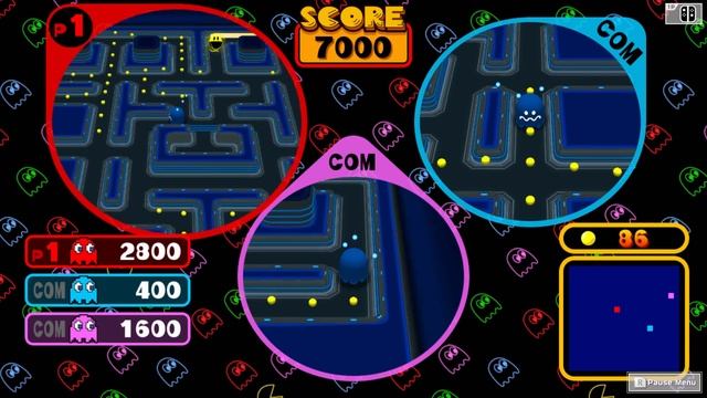 Namco Museum - Pac-Man VS. Single-Player Gameplay [Nintendo Switch Direct-Feed Footage] смотреть онлайн