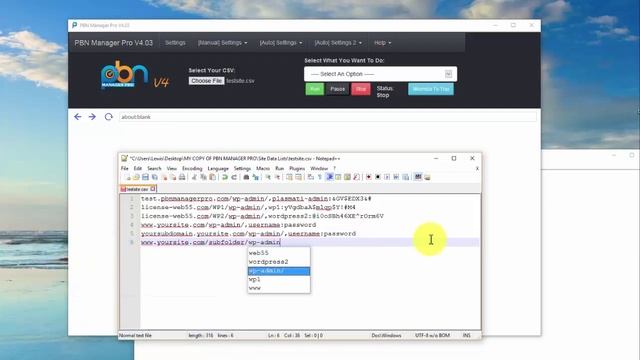 PBN Manager Pro 101 - Creating .csv And First Time Usage смотреть онлайн