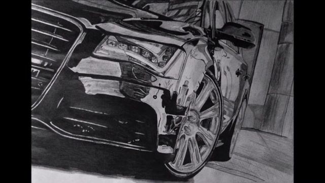 Рисунки авто карандашом смотреть онлайн