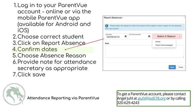 Absence Reporting with ParentVue at PCPS смотреть онлайн
