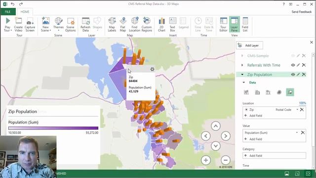 Excel Video 513 Layers in 3D Maps смотреть онлайн