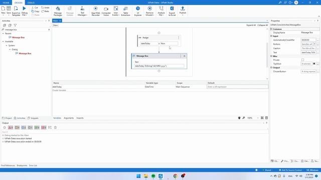 DateTime Variables in UiPath | UiPath Tutorial смотреть онлайн