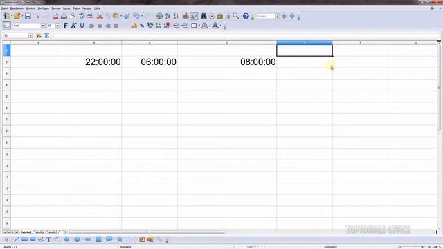 Mit Uhrzeiten rechnen bei Nachtschicht oder mehrere Tage (OpenOffice Calc) смотреть онлайн