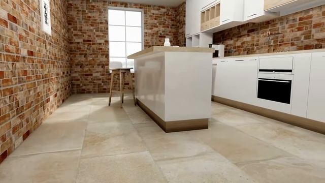 Керамогранит Estima BICKS - 3D интерьер смотреть онлайн