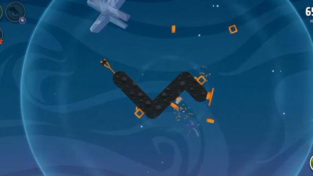 Cold Cuts planet from 11 level to 20 level, Angry Birds Space #5 смотреть онлайн