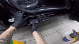 Оклейка порога защитной пленкой своими руками. Видео от первого лица