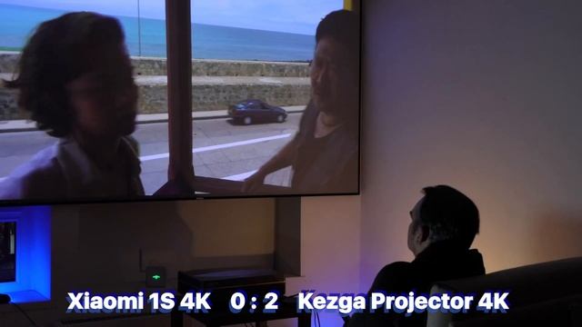 Kezga Projector 4k Vs Xiaomi Mi Laser Projector 1S - сравнение какой проектор лучше.