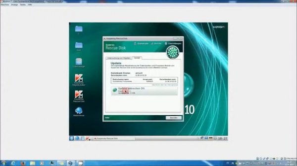 Kaspersky Rescue Disk 10 verwenden