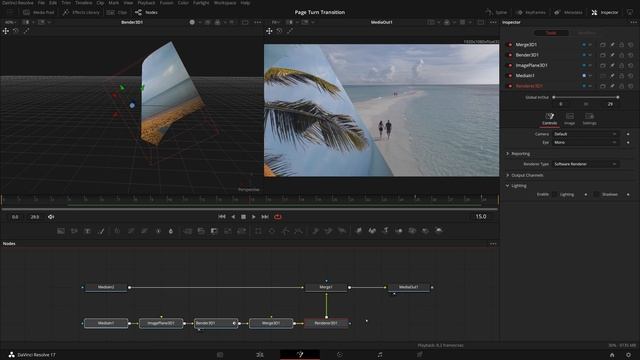 Create Realistic Page Turn Transition in DaVinci Resolve - Fusion Tutorial and Free Template 2023 смотреть онлайн