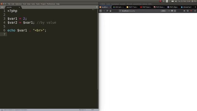 PHP 7 OOP: By value and by reference | clone + __toString | OOP PHP 7 Tutorial No. 4 смотреть онлайн