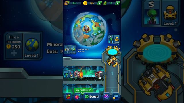 SCV Miner - Click & Idle Tycoon | Android Gameplay смотреть онлайн